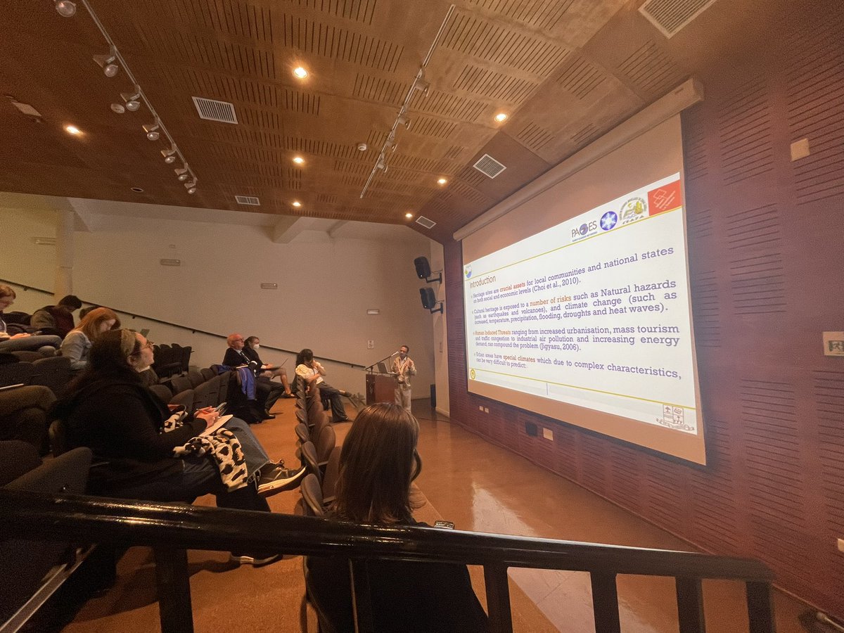 pases2020's tweet photo. Shailendra Mandal is talking about a study case of UNESCO World Archaeological Heritage in India #PASES2022 https://t.co/uVXqc5mkxv