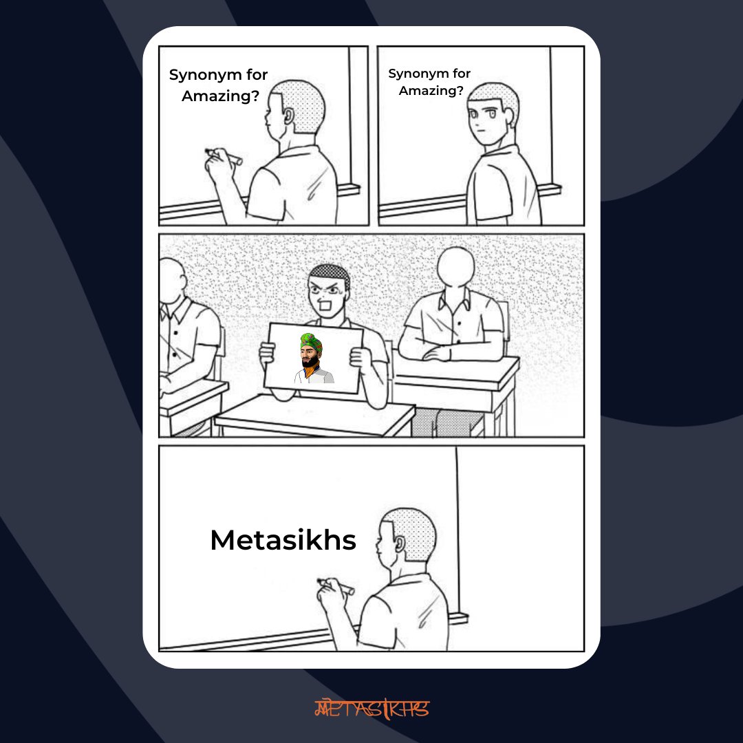 Amazing = Metasikhs

Explore the world of cool sikh NFTs🔥 

Link in bio!!!

#ethereum #funnymemes #ETH #nftcollector #cryptonfts #nftcommunity #nftartist #memesdaily #nfts #nft #cryptoart #openseanft #nftclub #nftstories #nftdrop #nftproject #newnftproject #memelife
