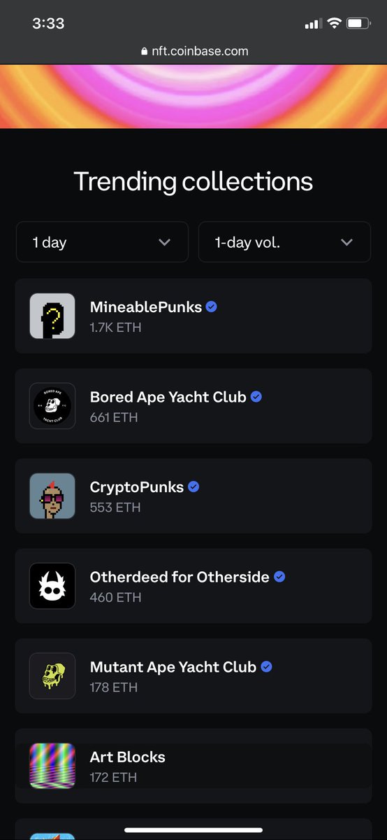 Doesnt_meta's tweet image. Top 5 @Coinbase_NFT all about apes and punks #nfts #NFTCollections #NFTCommuntiy