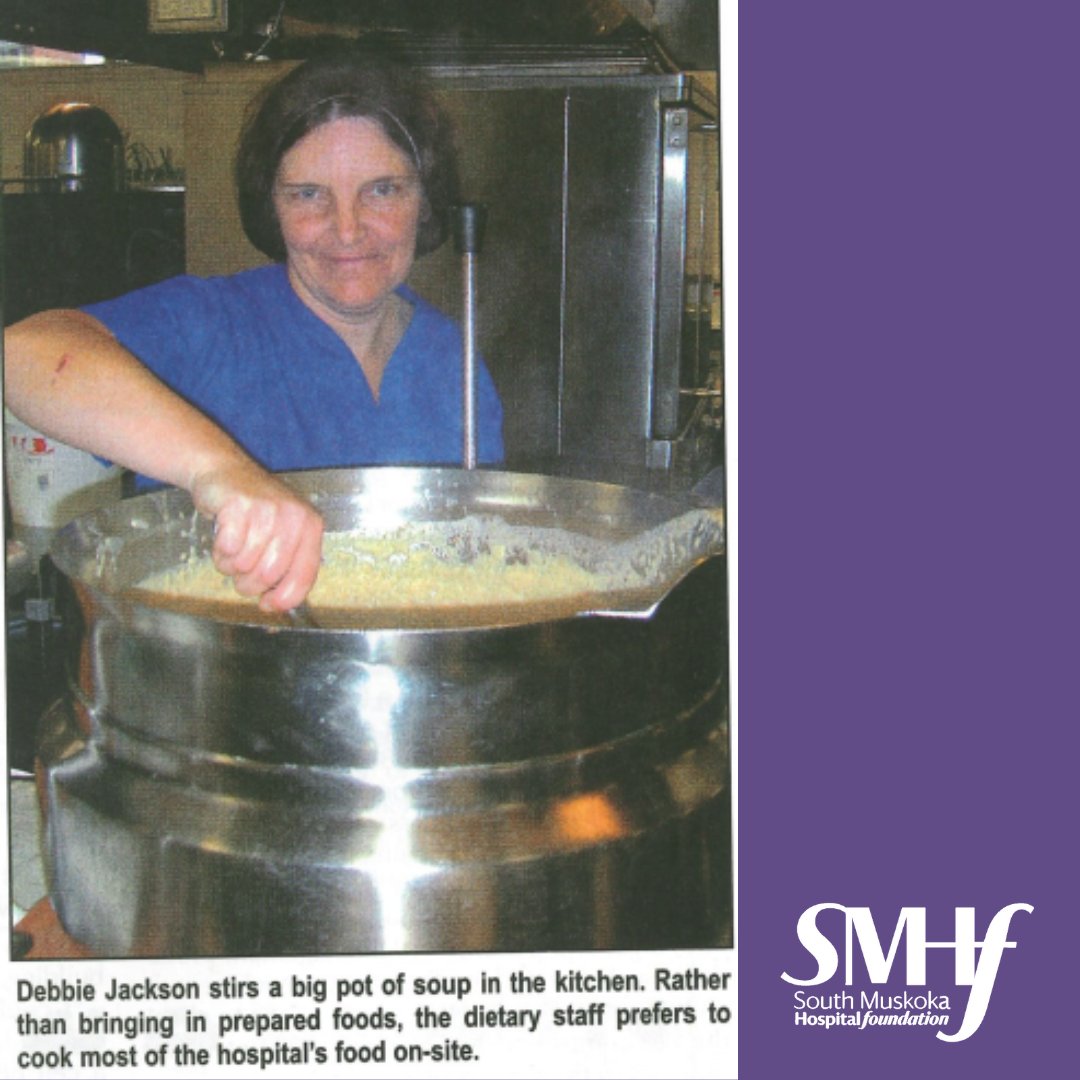 healthmuskoka's tweet photo. Some things never change! Our food services team still makes all of the hospital’s food on site, whereas many hospitals today have meals brought in. Our team also has their own vegetable garden where they grow produce to use in the meals.
#HealthMuskoka #HelpYourHospital https://t.co/w5RFIBuGRz