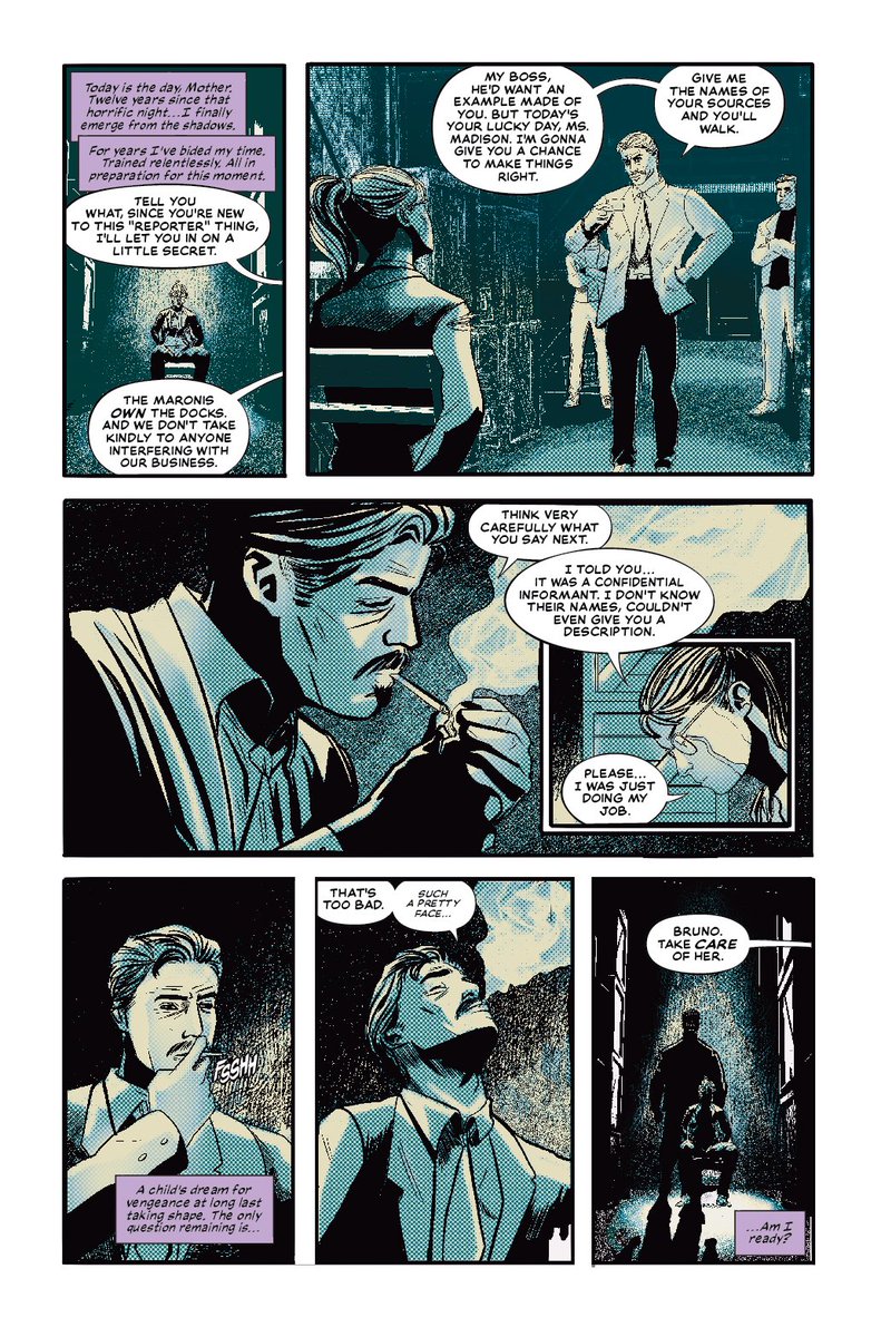A__Breen's tweet photo. Hey, everyone. Check out this Huntress fan comic I made with some of my friends.
Huntress: Crossroads.
Writer: Myself
Artist: @Martacuss 
Letterer: @dc_hopkins 
Editor: @CBDev95 
#huntress #dccomics https://t.co/KZ8Gr6dsmd