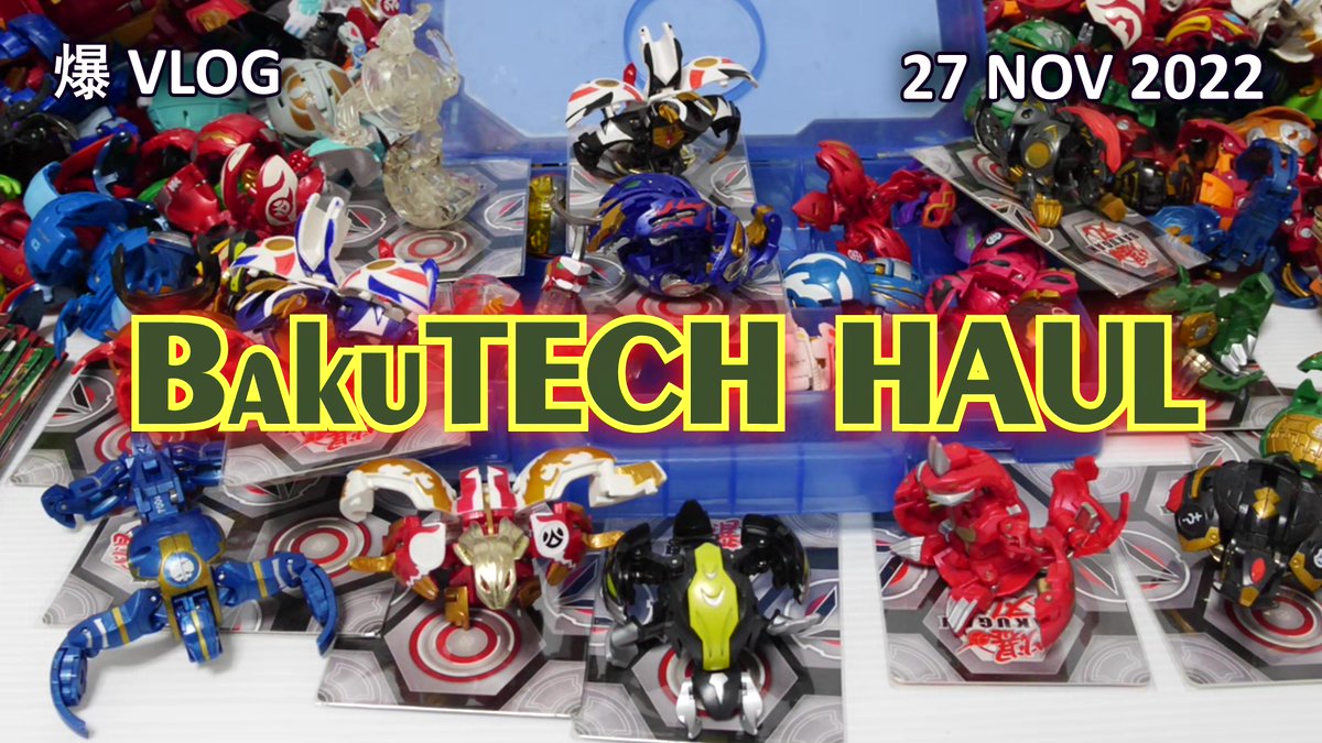 GameOverETTM's tweet photo. Many many rare and valuable BAKUGAN in this HUGE HUGE haul
- Zeta Munikis
- Clear Gigan Taurus
- Kizuna Jigen Dragaon
and many more!!!
#bakugan #爆丸 #bakutech #vlog

https://t.co/l9RT7OQB8i https://t.co/9ySEmfUkMS