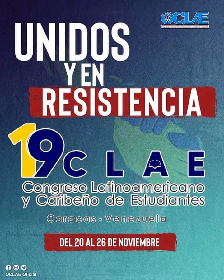 AndyPrensa's tweet photo. Esta XIX edición del #Clae2022 mostrará los logros obtenidos por la juventud de un pueblo que no se rinde, que a pesar de las adversidades sigue adelante
#JuventudUniversitaria
@OclaeO1
@DaveOliveros
@fveuoficial1 https://t.co/tGktwwLIdZ