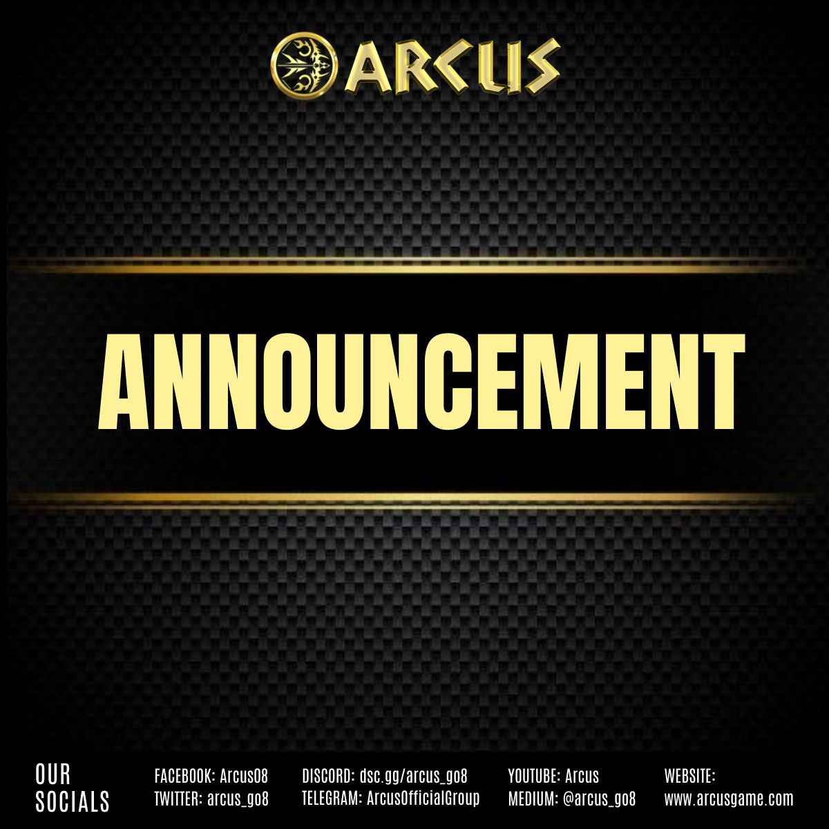 arcusgo8's tweet photo. 📢Our $60 random giveaway is now officially closed!! Thanks everyone for participating. 

Announcement of winners soon so stay tuned!!

#Arcus #Go8 #ARCisUs #P2EE #P2E #NFT https://t.co/Kqz1lxDG2l