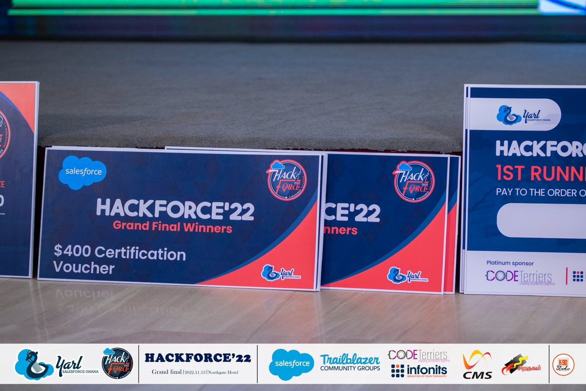 YarlSFO's tweet photo. Few Clicks from #Hackforce22 grand final morning session!!
Full album @ https://t.co/Ge5bn4HFZl
#Salesforce #OfficialPics #Hackforce #GrandFinal https://t.co/QwSg6uGzYU