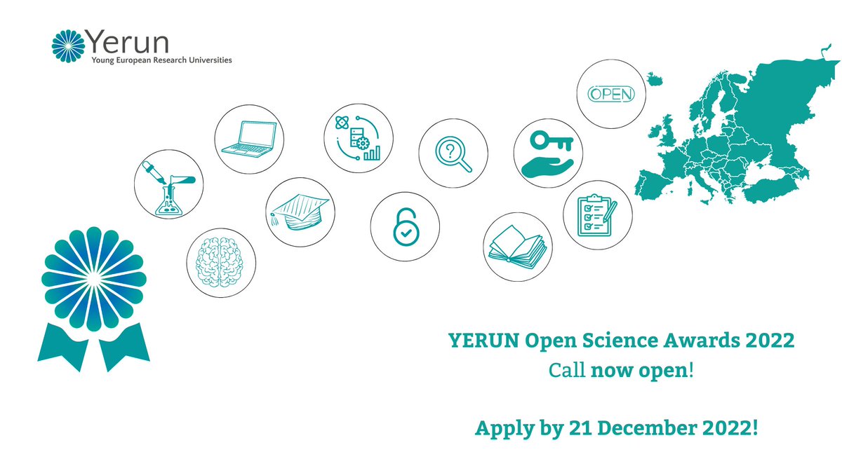YERUN_EU's tweet photo. 🚨YERUN #OpenScienceAwards call out now!  

🚀If you are a researcher or a staff member from a partner university and you/your team have initiated an activity on #OpenScience at your institution, don’t miss this opportunity!  

More👇👇  
https://t.co/29MYDqmInl https://t.co/5tBvlxnspI