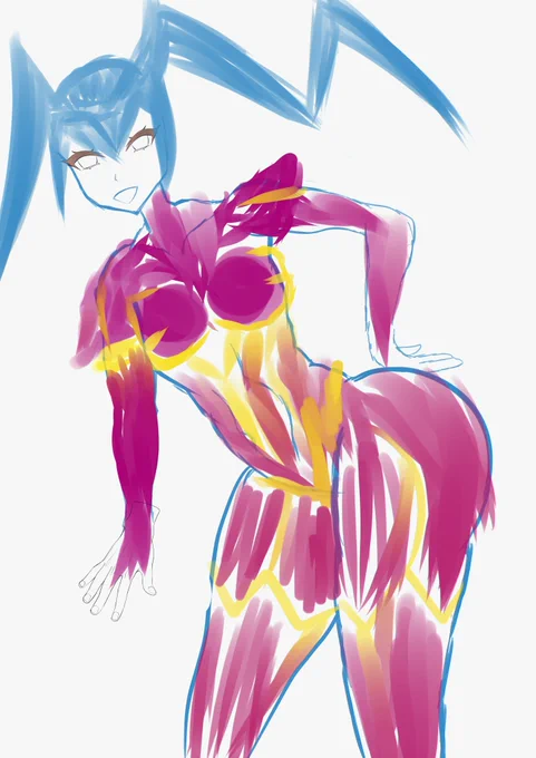 お題箱消化で取り合えず手本のカード見ながら描いては見た物の、服の構造がわっけわかんね
分んない部分適当で良いよね…?資料も殆ど無いし('・ω・`) 