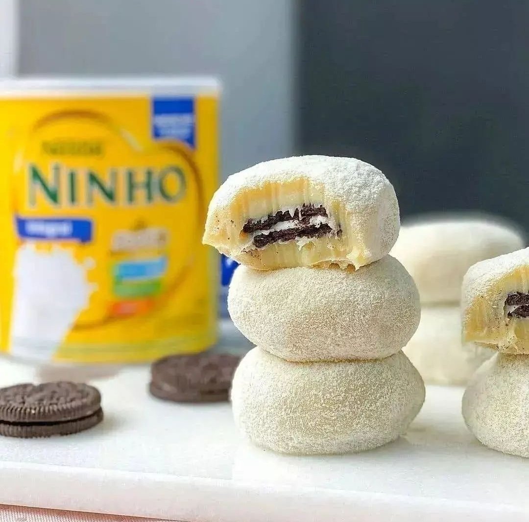 receitacaseiraa's tweet image. BOMBA DE NINHO COM OREO