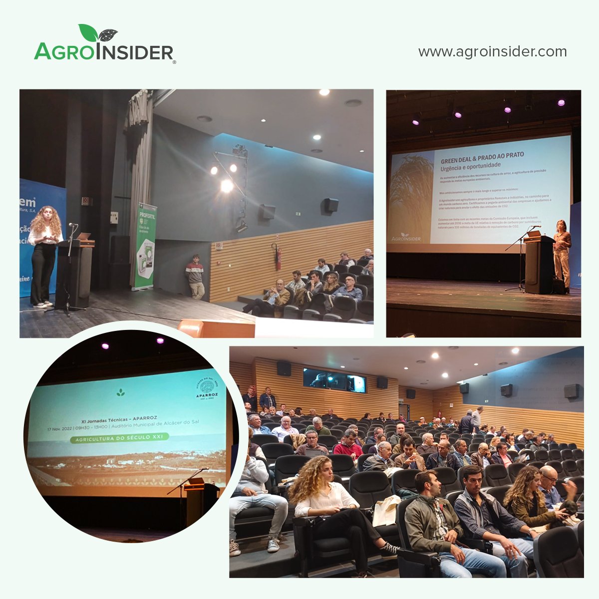 AgroInsider's tweet photo. Last week, we had the opportunity to participate in the XI Technical Conferences of APARROZ in Alcácer do Sal. 🌾

AgroInsider participated with the panel Precision Agriculture in Rice – Compensation of the Environmental Footprint. https://t.co/D6dEE8174v