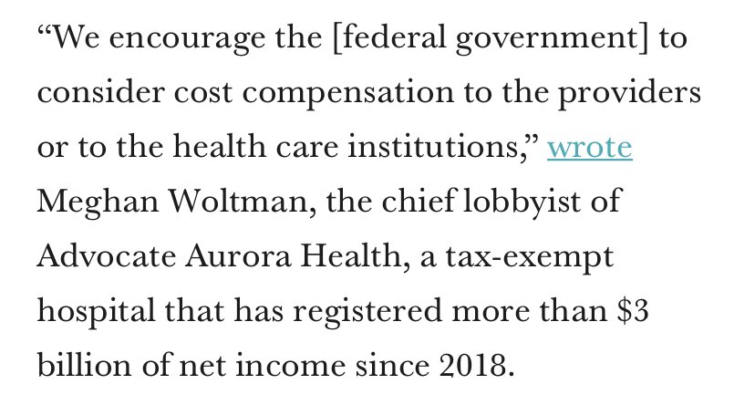 The gall of the health care industry to say it can’t provide advanced estimates of costs to patients because it doesn’t have the technology, and that taxpayers should cover their costs to do so. statnews.com/2022/11/21/pat…