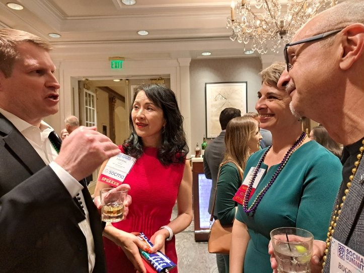 socma's tweet photo. On Wednesday, #SOCMASummit attendees enjoyed a networking reception leading up to our celebratory awards dinner to honor 2022 Performance Improvement Awards winners: https://t.co/nNvr8C65O3
#SolutionsforSpecialties #SpecialtyChemicals #EHS #ChemicalManufacturing https://t.co/H0fRQXpazh