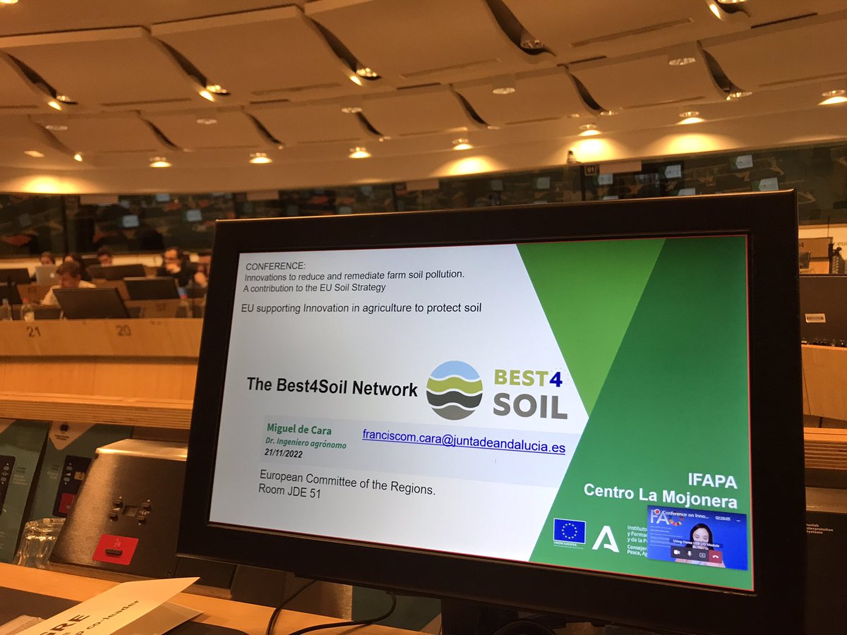 🇪🇺🇪🇺 #EUSoilStrategy Protecting soil with the support of <a href="/LIFEprogramme/">LIFE Programme</a> and <a href="/HorizonEU/">Horizon Europe 🇪🇺</a> Contributions:

👉 <a href="/LIFEagremsoil/">LIFE AgRemSO3il</a> 
👉 <a href="/diverfarming/">Diverfarming</a> 
👉 <a href="/Best4Soil/">Best4Soil</a> 

<a href="/imida_murcia/">IMIDA Murcia</a> <a href="/CEBAS_CSIC/">CEBAS-CSIC</a> @UPCTnoticias <a href="/IfapaJunta/">IFAPA</a>