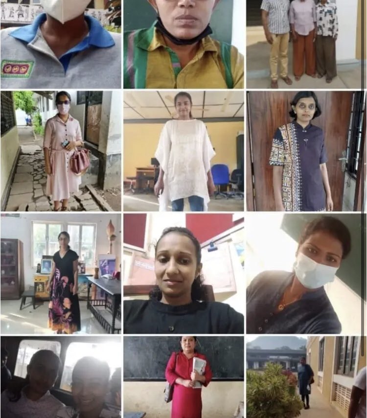 goawaygoogle's tweet image. පාසැල් ගුරුවරියන්ගේ සටන දැක රාජ්‍ය විශ්වවිද්‍යාලවල (නීත්‍යානුකූලව සාරි හැඳීම කිසි විටක අනිවාර්‍ය කර නැති විට) සහය කථිකාචාර්‍යවරියන්ගේ සිට ඉහළට යනතෙක්ම ඔවුන්ට සාරි අන්දන්න තග දාගෙන ඉන්න ස්ත්‍රී පුරුෂ කථිකාචාර්‍ය, ආචාර්‍ය හා මාහාචාර්‍ය සියල්ලටම තමන් ගැන ලැජ්ජා හිතේවා!