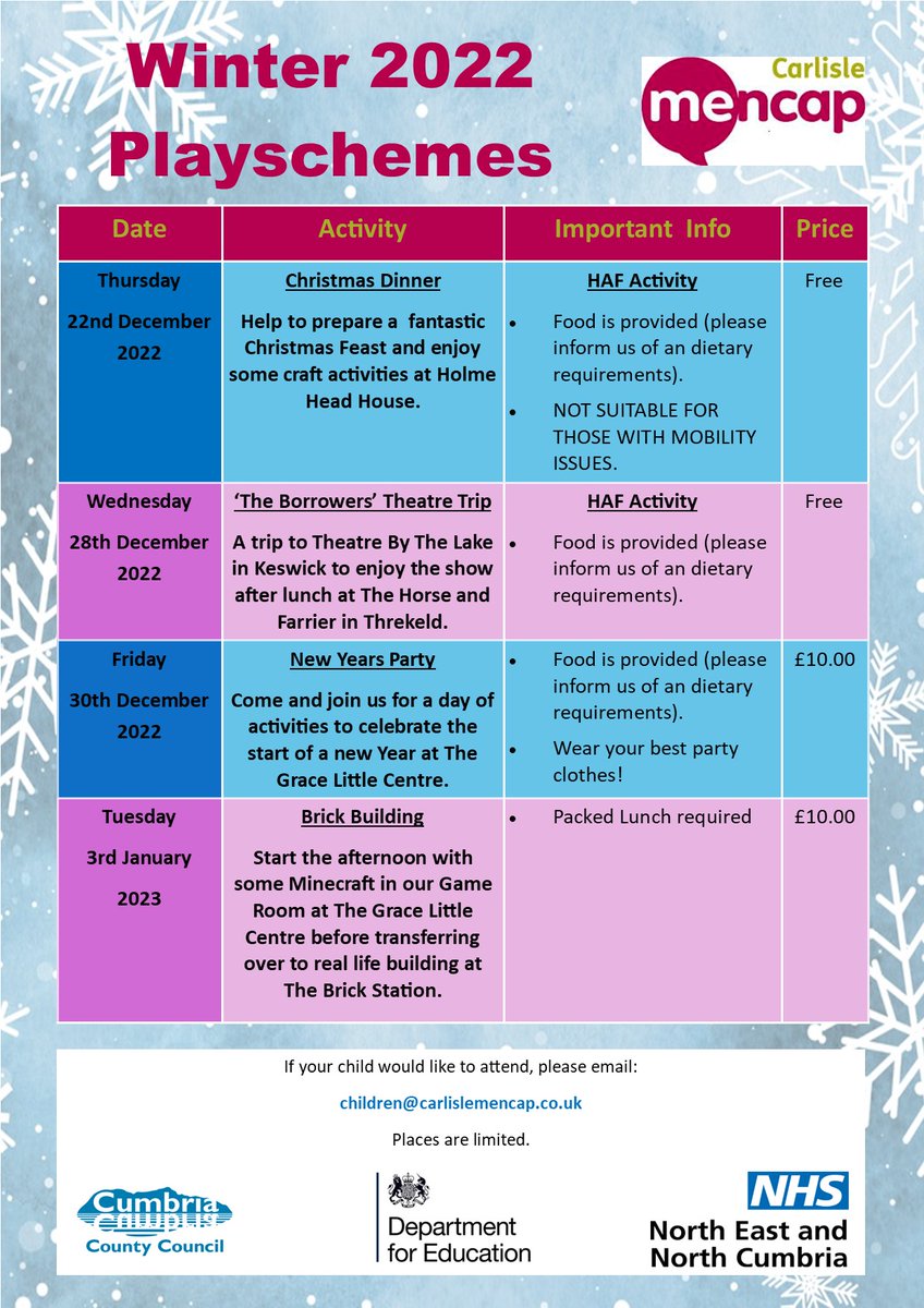 Carlisle Mencap tweet media