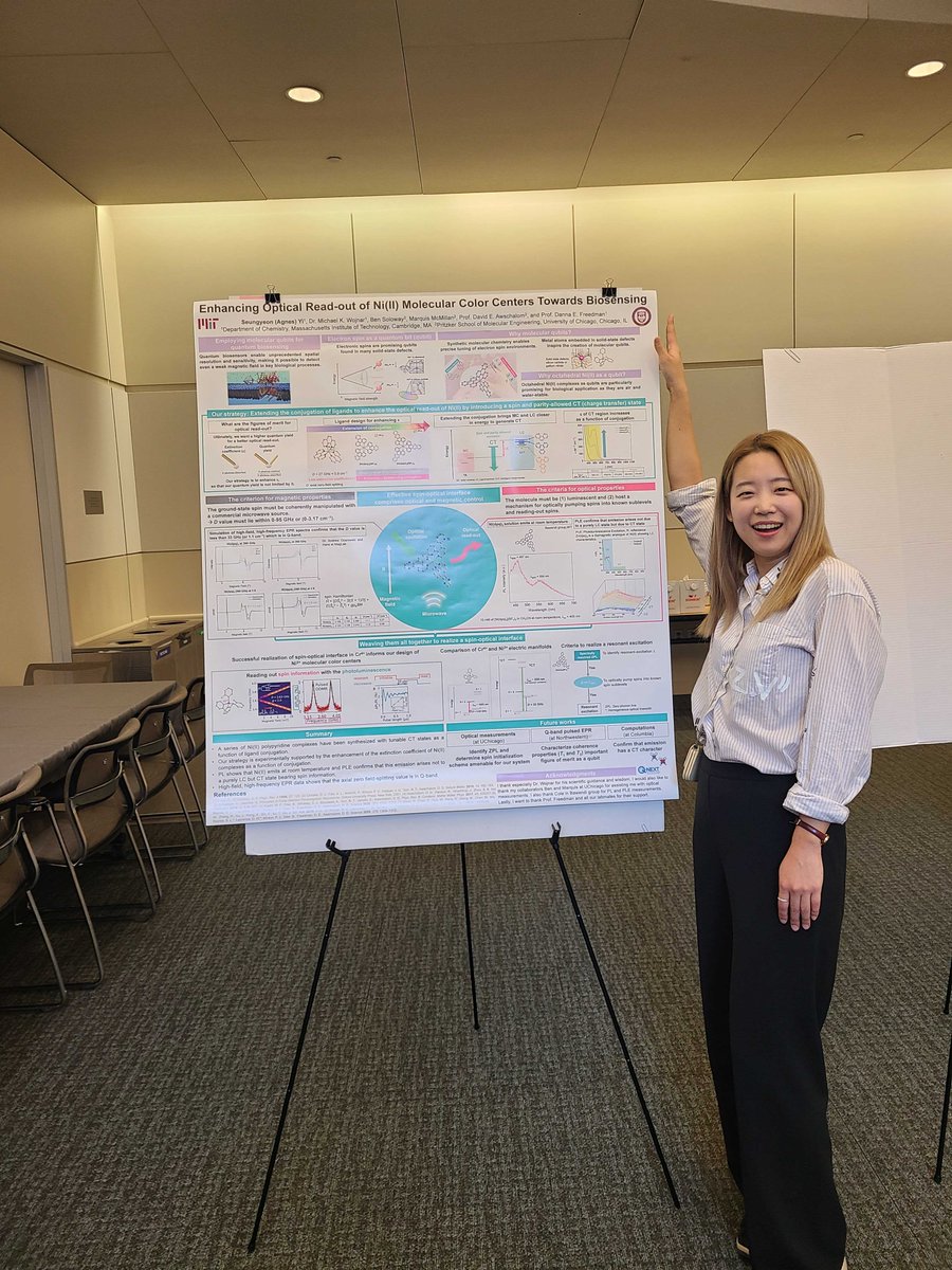 FreedmanLab (@freedman_lab) on Twitter photo We're proud Agnes presented her research on "Enhancing Optical Read-out of Ni(II) Molecular Color Centers Towards Biosensing" at the <a href="/MIT_WIC/">MIT Women+ in Chemistry</a> / CADI Poster Symposium! Go Agnes! We're proud Agnes presented her research on "Enhancing Optical Read-out of Ni(II) Molecular Color Centers Towards Biosensing" at the <a href="/MIT_WIC/">MIT Women+ in Chemistry</a> / CADI Poster Symposium! Go Agnes!