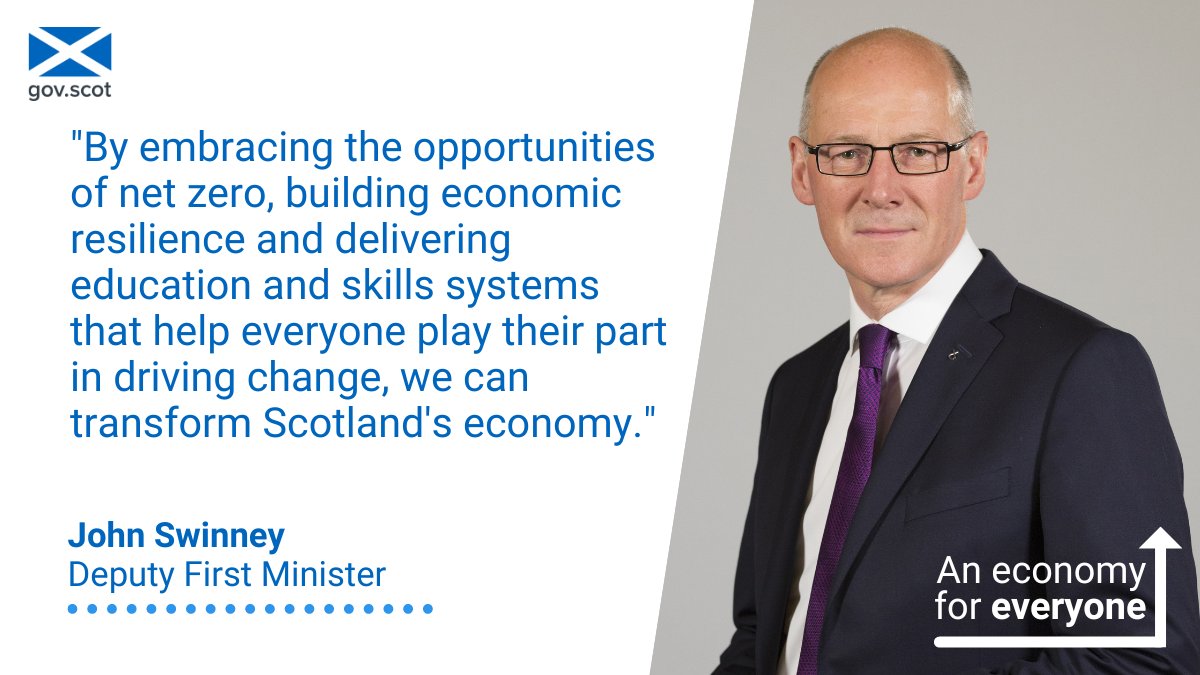 Scottish Government Finance and Economy (@scotgoveconomy) on Twitter photo Deputy First Minister <a href="/JohnSwinney/">John Swinney</a> attended @DeloitteUK_Scot Shaping Scotland's future economic landscape event.
He discussed how <a href="/scotgov/">Scottish Government</a>'s National Strategy for Economic Transformation brings together public, private, & third sectors to deliver sustainable & inclusive growth. Deputy First Minister <a href="/JohnSwinney/">John Swinney</a> attended @DeloitteUK_Scot Shaping Scotland's future economic landscape event.
He discussed how <a href="/scotgov/">Scottish Government</a>'s National Strategy for Economic Transformation brings together public, private, & third sectors to deliver sustainable & inclusive growth.