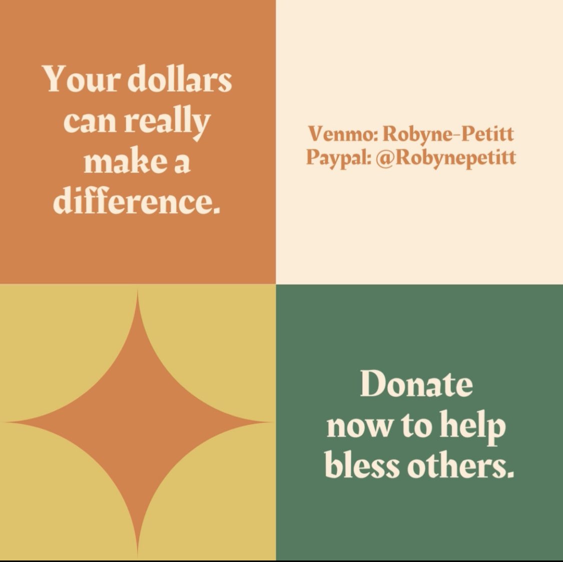 tobeablessing_'s tweet photo. As we enter a giving season, I hope you consider giving to “To Be A Blessing.” Give whatever your heart desires! Everything and anything is appreciated. https://t.co/kkslIg0lj0