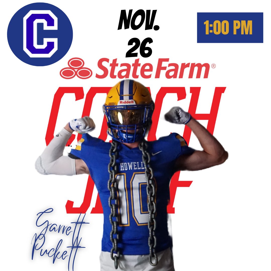 SEMIFINALS WEEK!
Remember <a href="/HowellSuperFans/">HowellSuperFans</a> if you ride the pep bus to Carthage, <a href="/jeffehrhardt/">GoodNeighbor</a> has you covered for the game! We need you guys there more than you know. Visit <a href="/FHVikings/">Howell Vikings</a> page for all the info.