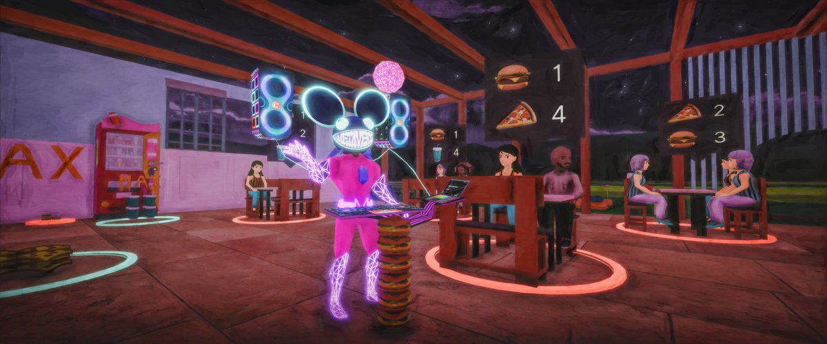 DCLMETATIGER's tweet photo. Our business secret at @CookyP2e is diversity. We accept our staff as it is, even if our customers all look the same :D

Please welcome our new staff: DJ Mau5, Daddy Cool, Cyber T-RAX and ZZ Santa.

A balanced diet is a burger in both hands! Because your health is our priority 🍔 https://t.co/t7TGTHTpqQ