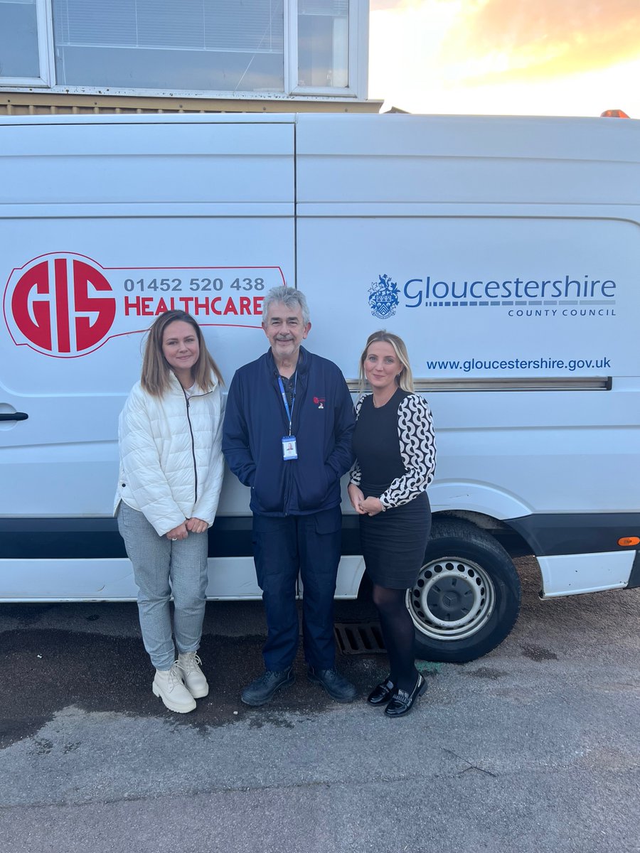 TCES_Community's tweet image. Our implementation team are currently in the process of onboarding @GlosCC to our community equipment platform, TCES Community. Last week they were busy facilitating on-site training for driver and picking staff. 

Here is a Gloucestershire employee with two members of the team.