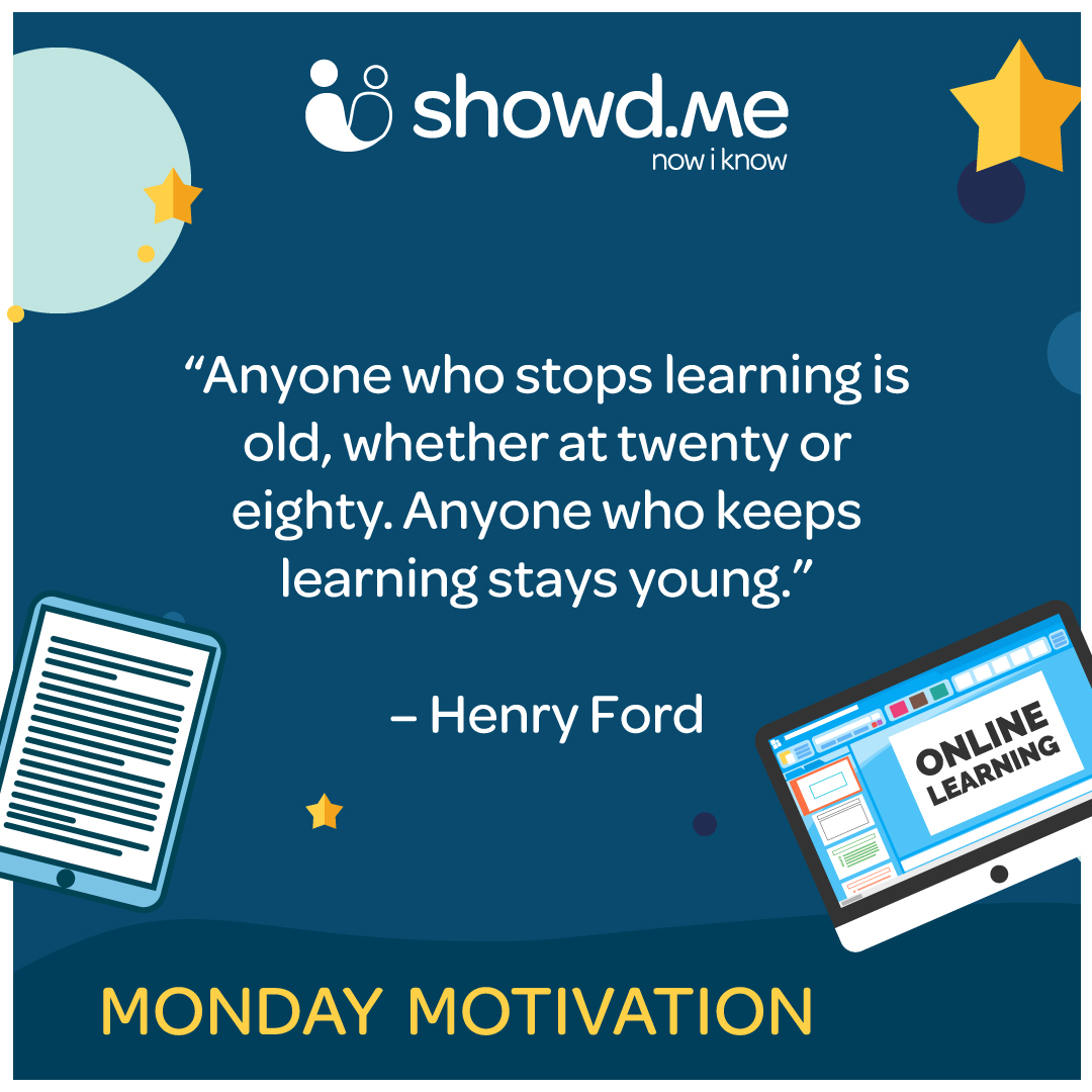 showdme's tweet photo. “Anyone who stops learning is old, whether at twenty or eighty. Anyone who keeps learning stays young.”
― Henry Ford
Take the opportunity to learn something new today! 💡
#opportunity #learning #compliancetraining https://t.co/p2QlSFaAnT