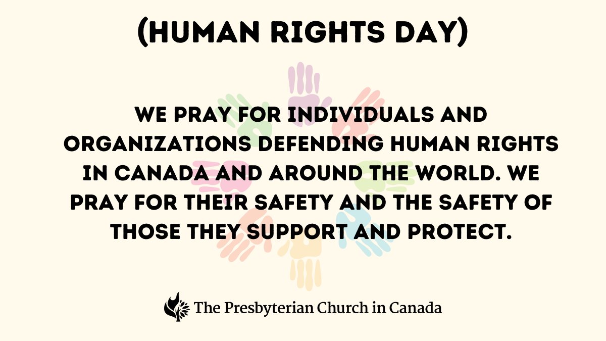 Daily prayer for Saturday, December 10th.

Prayers for October – December 2022 are available to download at: presbyterian.ca/worship