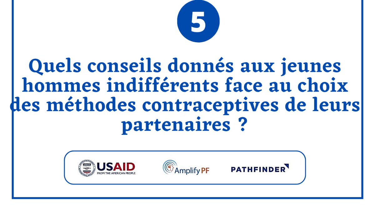 Quels conseils donner aux jeunes hommes indifférents face au choix des méthodes contraceptives de leurs partenaires? #JCSRPF #ImplicationdesJeunesHommes #santédelareproduction @majatbef @jasrpftogo @IbrahimInno100 @UNFPA_TOGO @USAID @PlanIntTogo @PrimatureTogo @MerciMonHeros