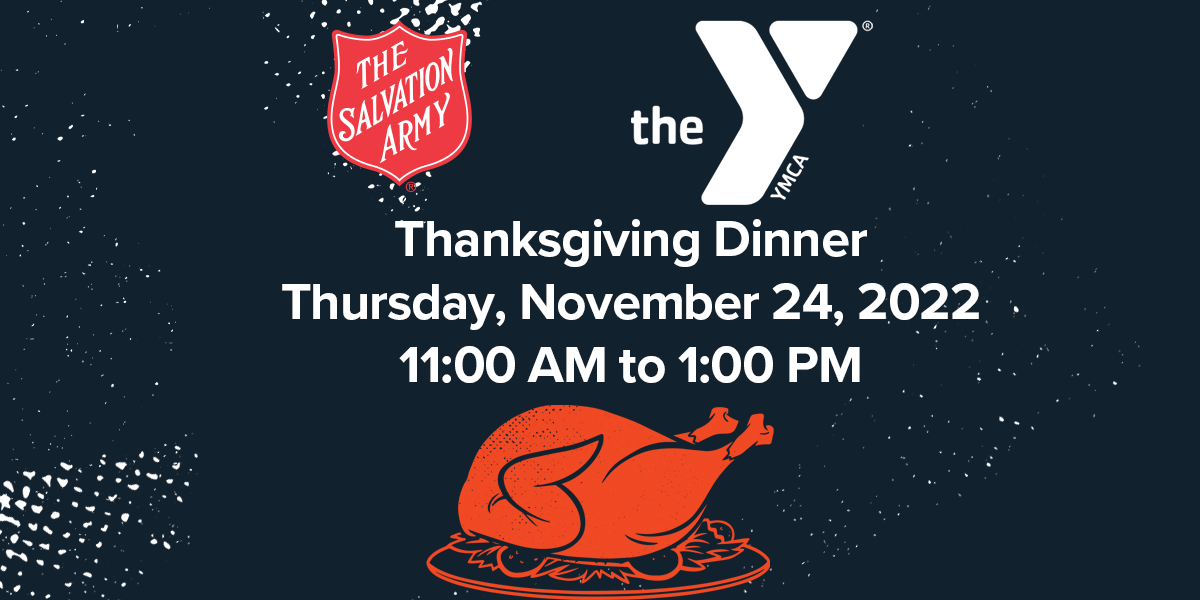 SalArmyMoKan's tweet photo. We're serving Thanksgiving dinner and you're invited! Join The Salvation Army as our annual Thanksgiving Day free dinner returns at its new home @KansasCityYMCA Linwood Center at Linwood and Cleveland. Dinner is served from 11am to 1pm. We'll see you there! https://t.co/TC1w1am90j