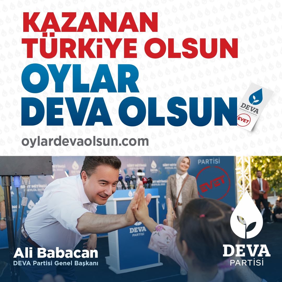 osmaniyededeva's tweet photo. Kazanan Türkiye olsun, #OylarDEVAOlsun

#devapartisi #alibabacan

@devapartisi @alibabacan @agmercan @ErsinYamaci @musasanal80 https://t.co/a45htxEMMl