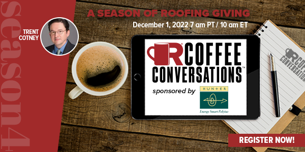 HJEllsworth's tweet photo. Join Heidi for a #CoffeeConversations that hits the heart of the #RoofingIndustry: giving back through #RoofingFoundations.
Learn more
https://t.co/bbseTzBXwc
#TrentCotney #RoofingAlliance #DavisMemorialFoundation #FRSA #CRCA #HunterPanels #RoofersCoffeeShop #RoofingContractors https://t.co/ffVKSNwIT4