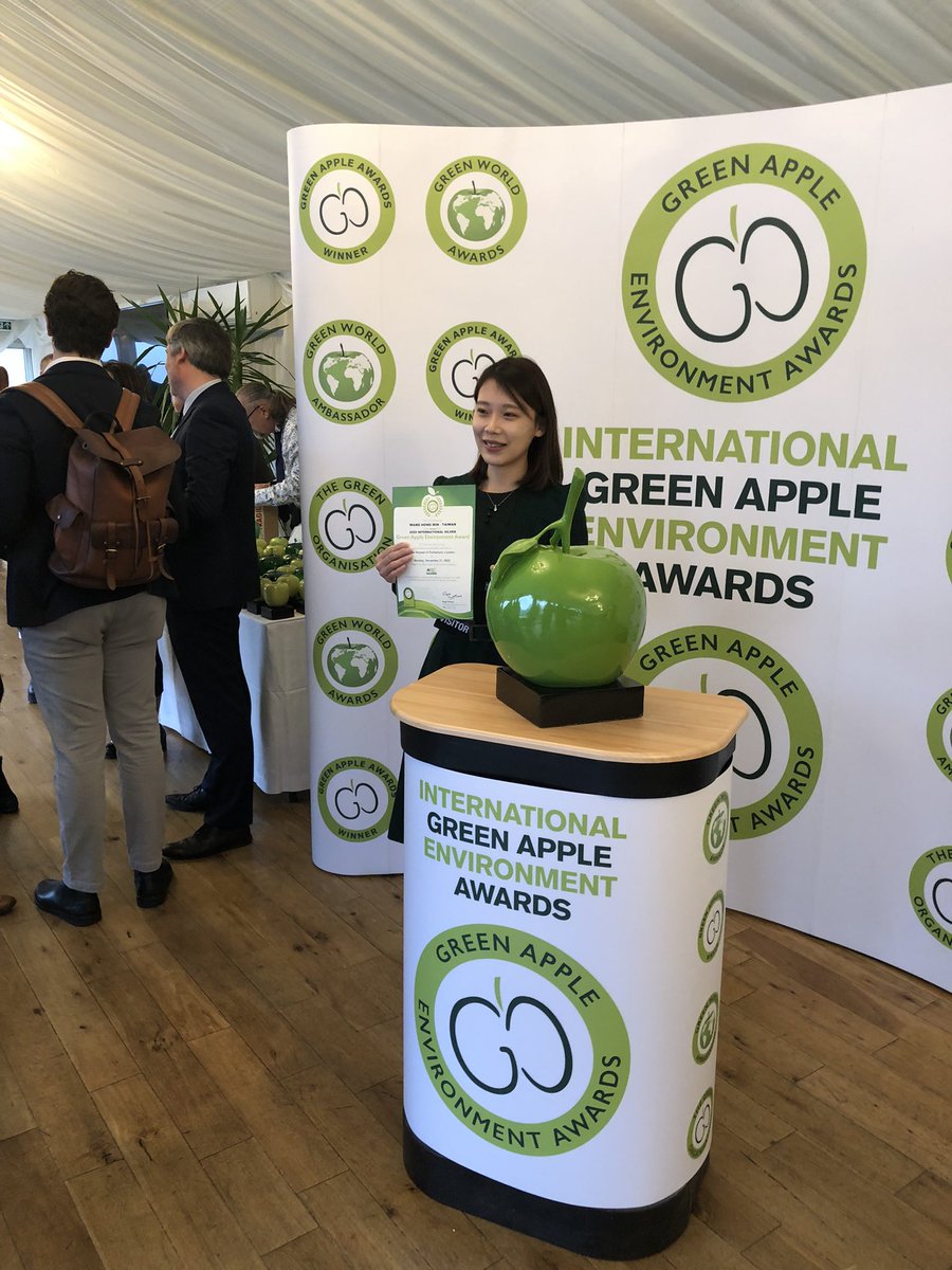 TheGreenOrg's tweet photo. We are delighted to congratulate #WangHongMin on winning Silver at this years Green Apple Awards for the project #PureBubble
#Awards #winner #finalists #GAA2022 #London #environmentalendeavour #environmentalbestpractice https://t.co/f54pwgZ3gV