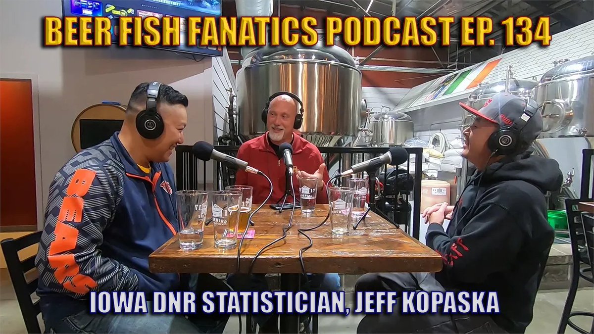 BFFs Podcast team meet up with Iowa DNR statistician; Jeff Kopaska. Trout Stockings, Panfish Bite, and much more! Also, listen for our <a href="/WhiskerSeeker/">WhiskerSeekerTackle</a> Promo Code to save more money!!
youtu.be/OMY0t2BBGn8 <Video 
beerfishfanatics.buzzsprout.com < Audio 
#fishing #fisherman #CraftBeer