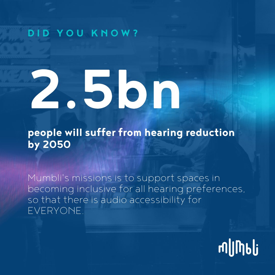 tomumbli's tweet photo. Did you know that 12 million people in the UK are deaf, or have hearing loss, or tinnitus, according to RNID? 👂

And did you know that 1 billion+ people currently live with hearing challenges globally?

And that 2.5 billion will suffer from a hearing reduction by 2050?! 🤯 https://t.co/8Wd7RC7ctr