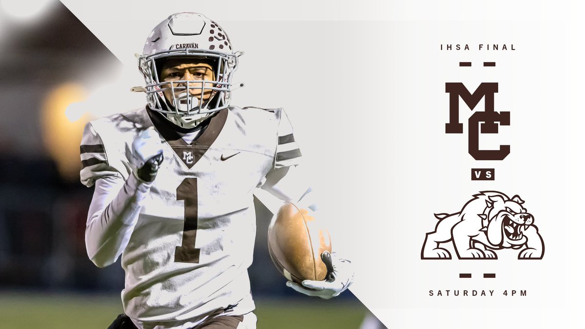 CaravanFootball's tweet photo. The Caravan will play Batavia in the Class 7A Championship game Saturday afternoon at Memorial Stadium in Champaign, Illinois. Look for ticket information in the next couple days. https://t.co/TMzq3wB3zI