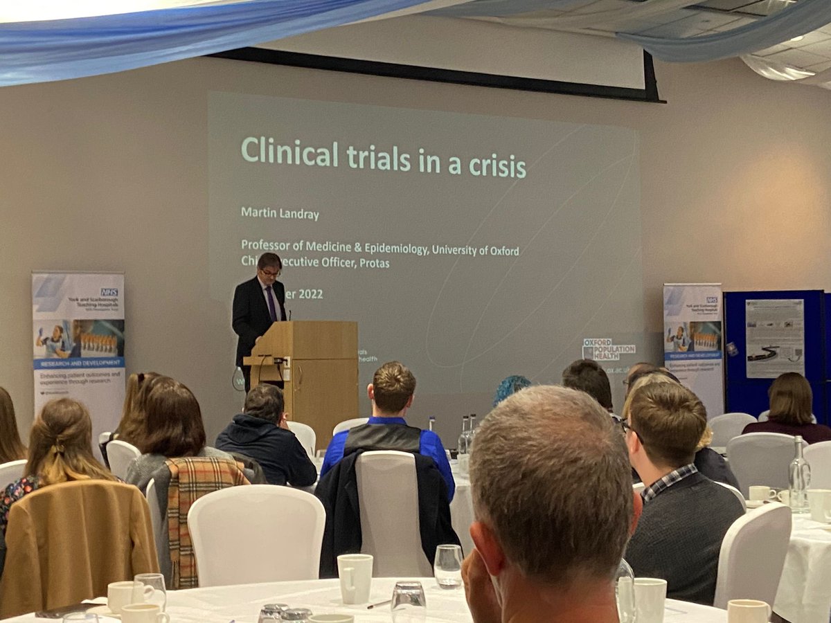 Finally we come to a close and we welcome @MartinLandray Professor of Medicine & Epidemiology @UniofOxford ‘Clinical Trials in Crisis - Lessons from the RECOVERY trial #RECOVERYtrial