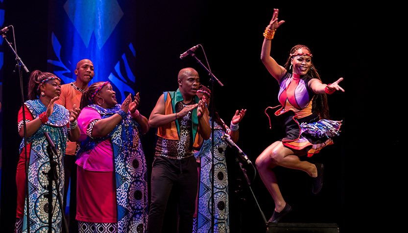 nbanthia's tweet photo. A captivating performance by Soweto Gospel Choir in Vancouver!
#NelsonMandelaโs message of #peace and #equality in every song!
#Equity, #Diversity and #Inclusion for ALL! #BlackLivesMatter!
Thank you #Sechaba! ๐
@Sowetogospel @MyVancouver @BCTourismNews #SouthAfrica https://t.co/4P0wM9Iuss