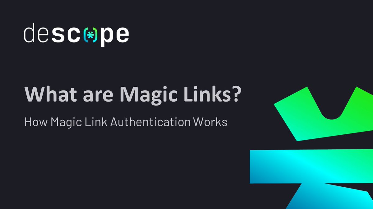 descopeinc's tweet photo. Thanks for reading! 

To learn more about the benefits &amp; drawbacks of #magiclinks, check out this article: https://t.co/nnq3RnXid1

If you found this thread useful, we'd love if you could retweet and share it with your friends! 

(n/n)

#passwordlessauthentication #login #signup https://t.co/awkaFGiWOL