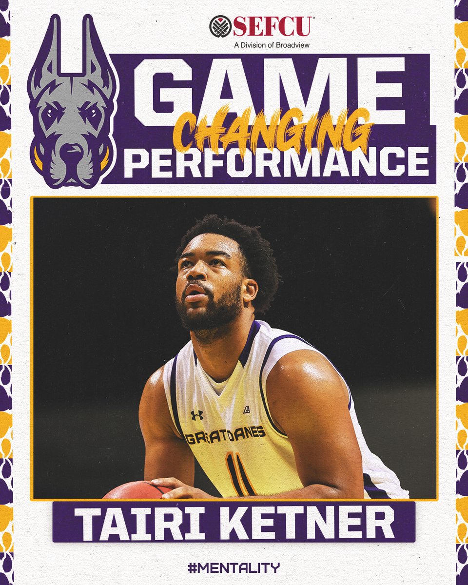 4-5 from the field and 9 points off the bench Today's @SEFCU Game Changing Performance honors go to... Tairi 'Huss' Ketner!!! #UAUKNOW #MENTALITY