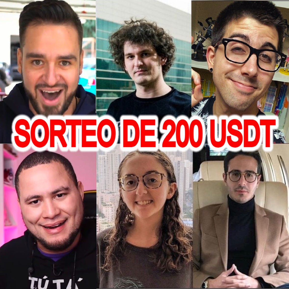 Maveriktrader's tweet photo. 🚨SORTEO DE 200 USDT🚨
Vamos a sortear 200 USDT a pedido de la gente.
Requisitos para participar:

1⃣Dale Like y Re-Tweet
2⃣Sigue mi cuenta
3⃣Comenta el nombre o apodo de 3 de los 6 estafadores de la foto y etiqueta a 2 amigos

Mucha suerte.
#Grayscale 
#ftx 
#Bitcoin 
#Binance https://t.co/sPRl65DeeZ