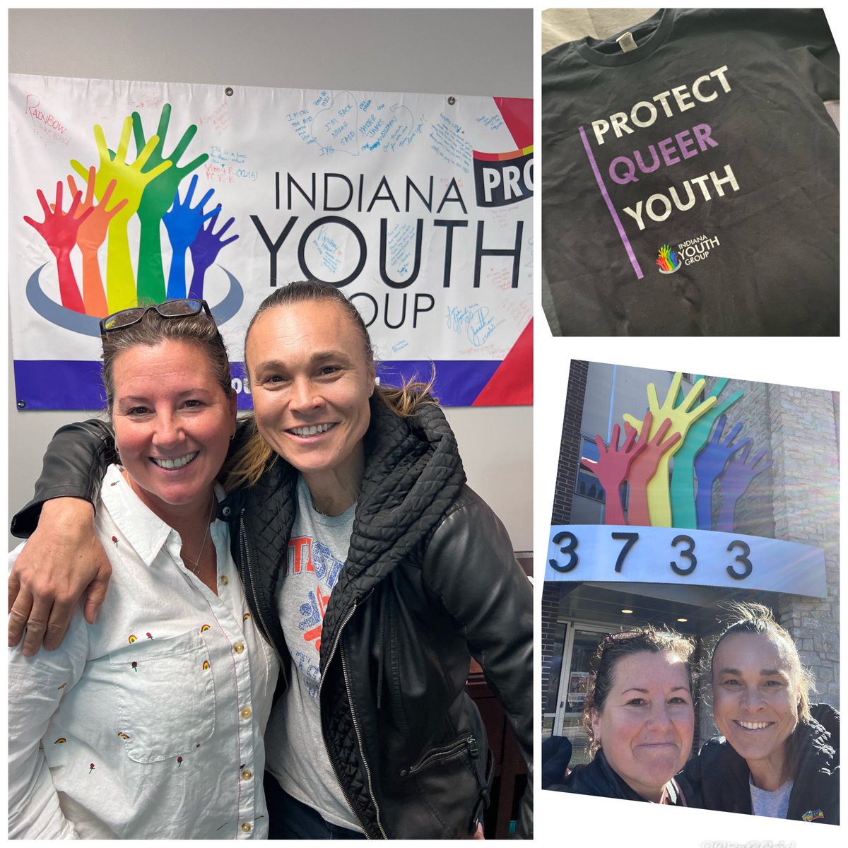 Tully L Bevilaqua OLY (@bevilaqua41) on Twitter photo So proud of my friend <a href="/fitzgirl18/">Shelly Fitzgerald (she/her)</a> for all the work she does with <a href="/iyg_indy/">Indiana Youth Group (IYG)</a>. Thank you for showing me around today. It was emotionally charging given the recent events in Colorado. #ProtectQueerYouth So proud of my friend <a href="/fitzgirl18/">Shelly Fitzgerald (she/her)</a> for all the work she does with <a href="/iyg_indy/">Indiana Youth Group (IYG)</a>. Thank you for showing me around today. It was emotionally charging given the recent events in Colorado. #ProtectQueerYouth