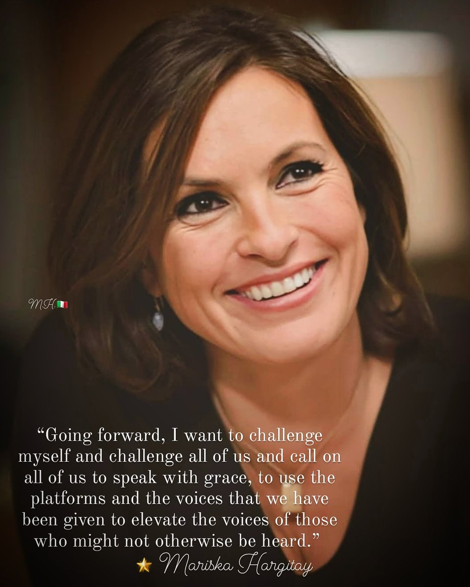 ItMariska's tweet photo. Happy #MariskaMonday with this wonderful and very meaningful quote by my hero Mariska!๐
I hope everyone is ok especially Mariska and her amazing family!
๐๐
Kisses&Hugs!
#MariskaHargitay #OliviaBenson #svu #Hero #RoleModel #HumanPerfection #Hargismile https://t.co/j4lnrsMr2Q