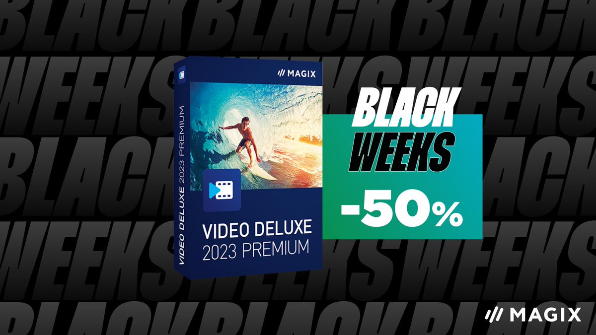 Erstelle mit Video deluxe 2023 Premium aus deinen Aufnahmen schnell und einfach atemberaubende Filme in höchster Qualität. 

Spare heute 50% mit den ✨BLACK WEEKS✨ Deals und starte sofort mit deinem eigenen Filmprojekt.

Weiter zum unschlagbaren Angebot: bit.ly/3tauwer