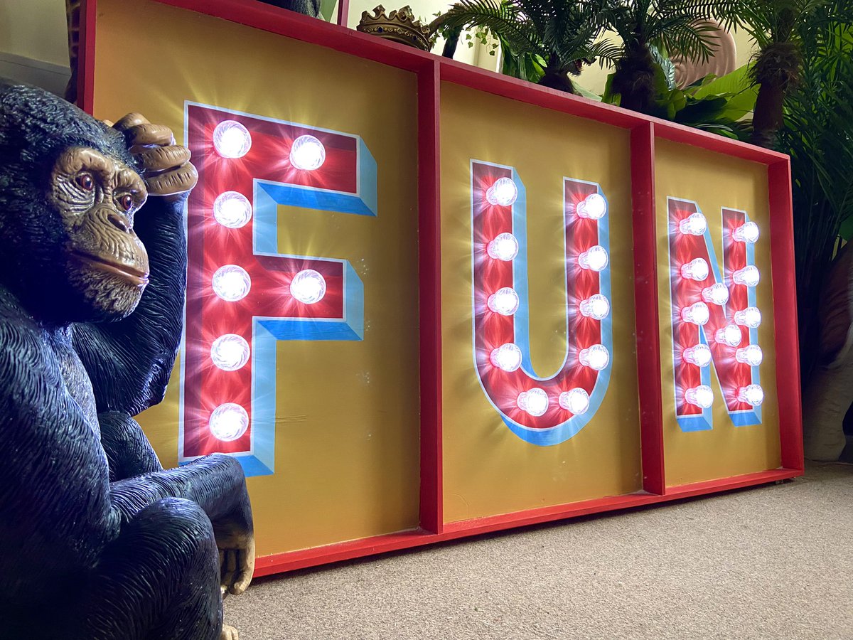 New Prop Alert: Giant Light up FUN Sign. #eventprofs