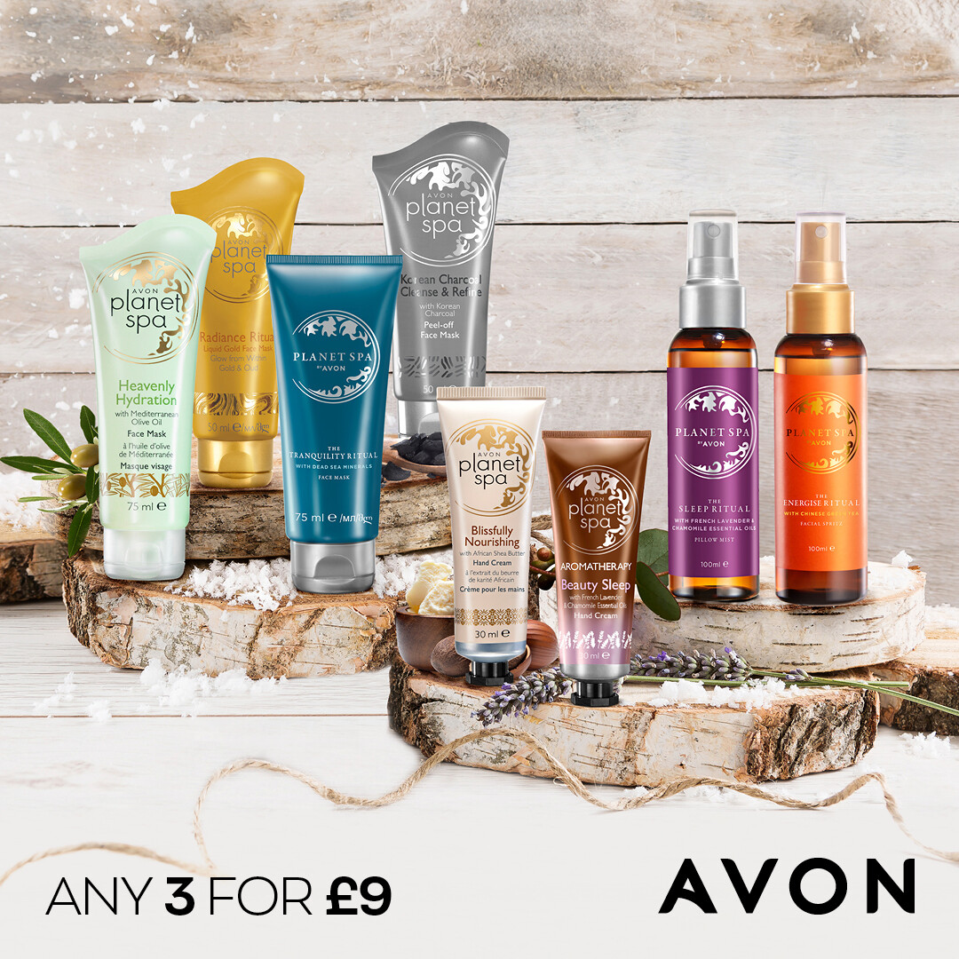FazackerleyDawn's tweet photo. Rest and Relax ✨

Mix and match your Planet Spa faves with this amazing 3 for £9 offer, it's time to treat yourself or a loved one to moments of me-time bliss ❤

https://t.co/AvnuImBpTV

#AvonBeauty #PlanetSpa https://t.co/uHBmitsubD