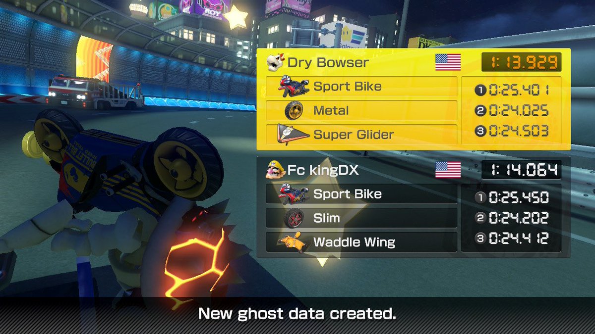 RayanMK8and7's tweet photo. #MK8D #NintendoSwitch L1 and 2 fail +0:00.049, +0:00.117 137th WW, 39th USA. https://t.co/LJI0OQ9qlG