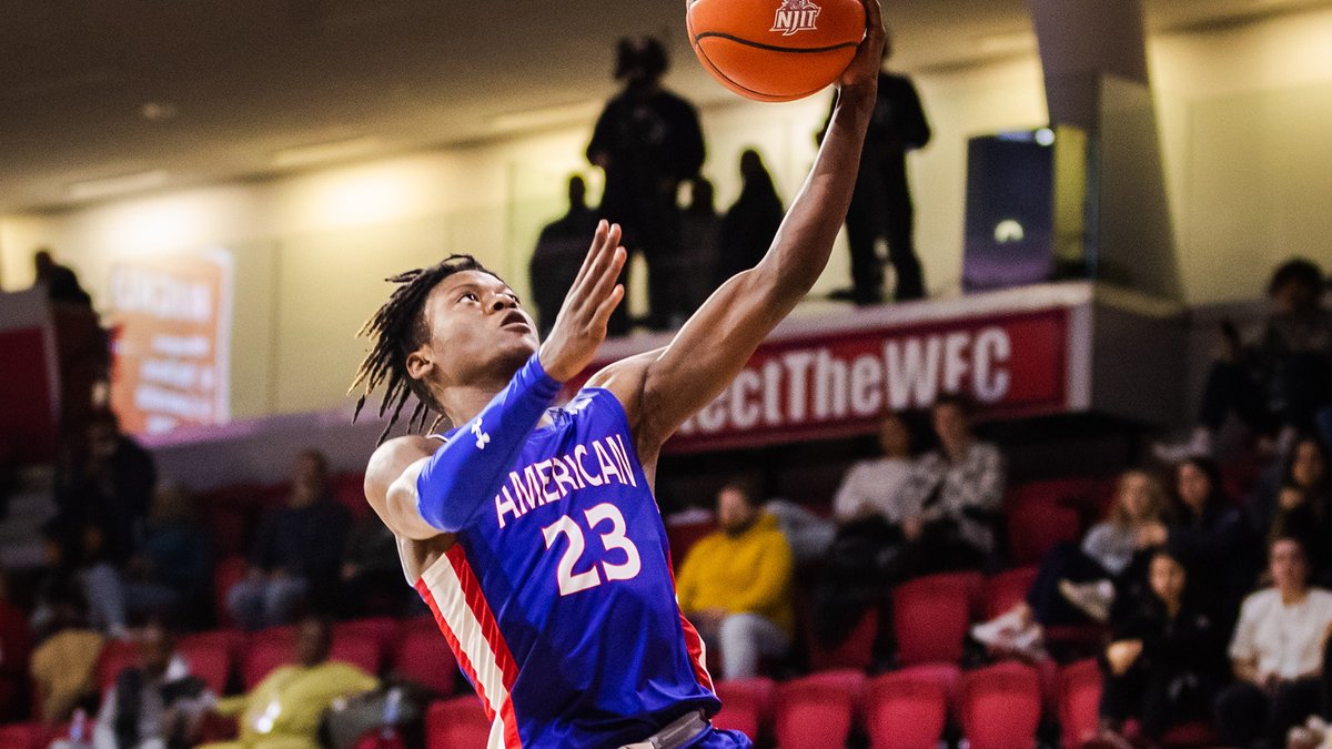 American U. Eagles (@aueagles) on Twitter photo For averaging 14 points per game and 5.5 assists per game in helping lead <a href="/AU_MBasketball/">American U. Men's Basketball</a> to a pair of wins over William & Mary and NJIT, sophomore Elijah Stephens has been named the Gregorio's Trattoria Student-Athlete of the Week.
๐๐๐
๐ aueagles.link/gregorios-weekโฆ For averaging 14 points per game and 5.5 assists per game in helping lead <a href="/AU_MBasketball/">American U. Men's Basketball</a> to a pair of wins over William & Mary and NJIT, sophomore Elijah Stephens has been named the Gregorio's Trattoria Student-Athlete of the Week.
๐๐๐
๐ aueagles.link/gregorios-weekโฆ