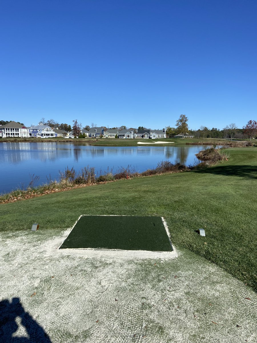 Mats installed on par 3s for winter play