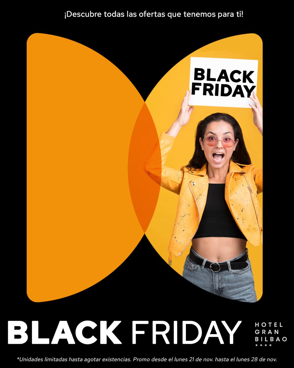 Llega la semana del Black Friday ¡también al hotel! Disfruta de todas las ofertas que te hemos preparado aquí bit.ly/3Xm7YoT