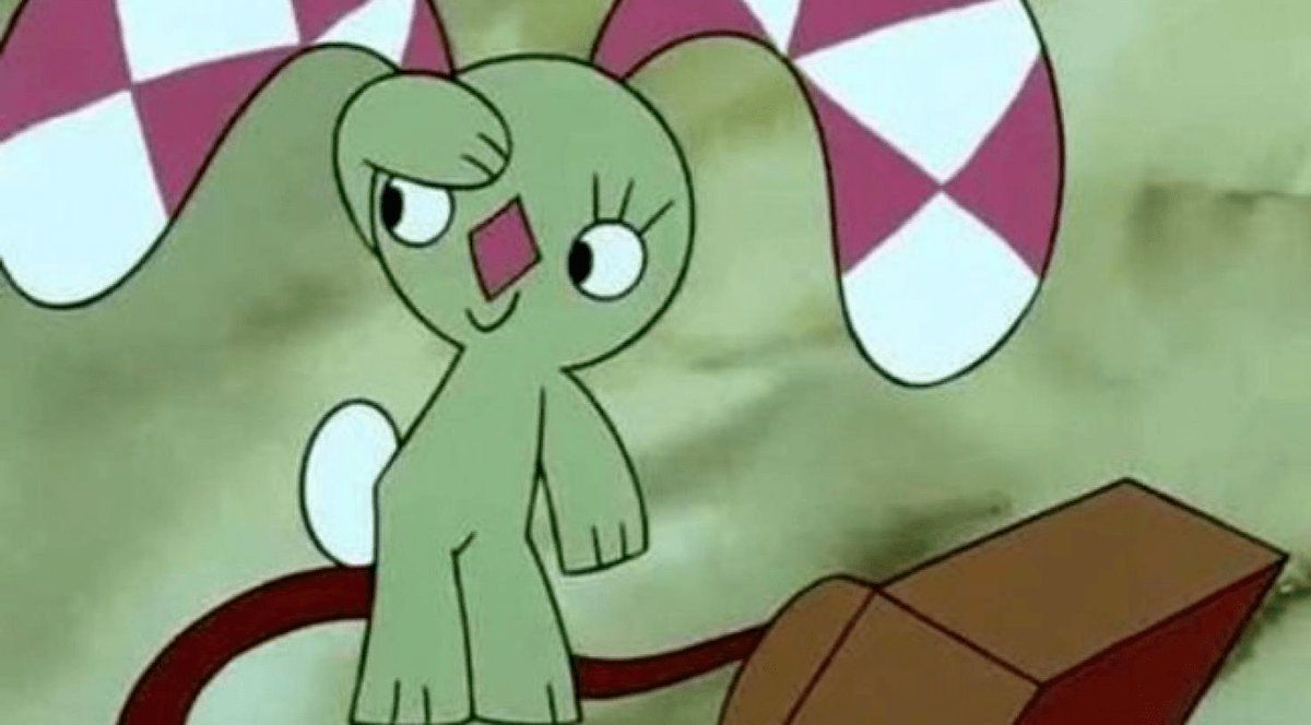 CartoonCutieOTD's tweet photo. Todays cartoon cutie is:
Kockásfülű Nyúl (Bunny with checkered ears) from "Bunny in a suitcase"! 
this really is cute omg,, bnuuy <3
(submitted by anon)
🐞 https://t.co/Ok0oRbtuPn