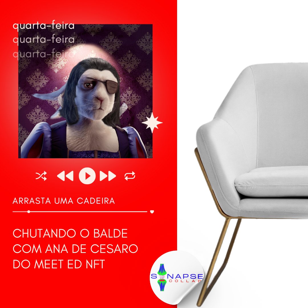 Fala galera! Minha assistente, Ana, estará no discord do <a href="/sinapsecollab/">Sinapse Collab</a> pra conversar sobre projetos, metaverso e tudo mais. Cola lá!! discord.gg/RNRqDZRVzY?eve…